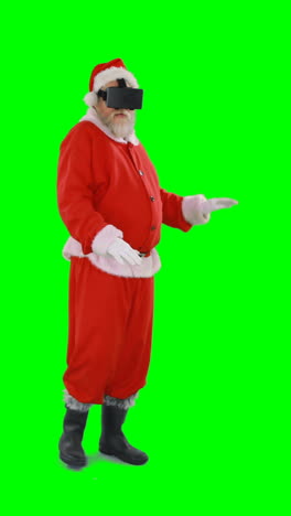 Santa-claus-using-virtual-glasses