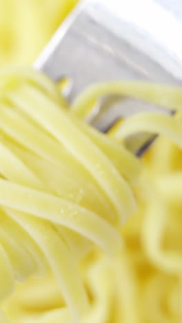 Close-up-of-cooked-pasta-on-fork