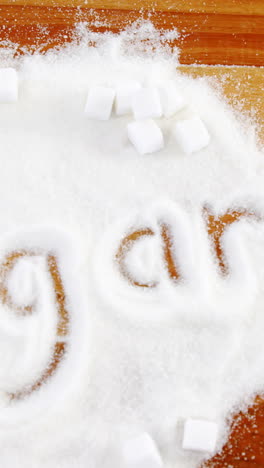 Sugar-written-on-sugar-powder