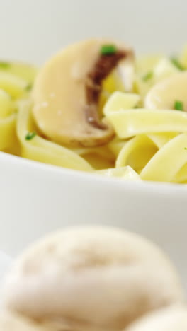 Mushroom-with-bowl-of-pasta