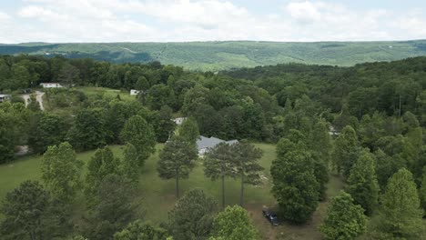 Landseite-Chattanooga,-USA-Drohnenaufnahme