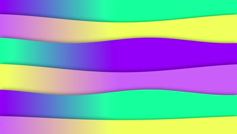 Wave-warp-animation-elegant-calm-flowing-smooth-shapes-3D-background-motion-graphics-visual-effect-abstract-gradient-colour-purple-yellow-green