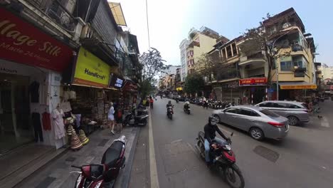 Las-Calles-De-Hanoi-Con-Multitud-De-Turistas-Y-Público.