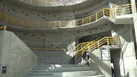 Access-steps-at-various-levels-in-a-public-university-illuminated-by-natural-light-entrances