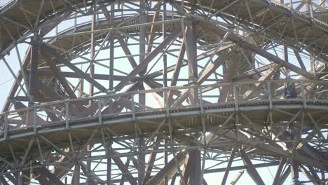 Tourists-walking-along-the-iron-structure-and-observation-platform-called-Sky-walk