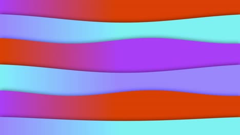 Wave-warp-animation-elegant-calm-flowing-smooth-shapes-3D-background-motion-graphics-visual-effect-abstract-gradient-colour-red-teal-aqua