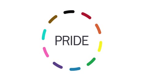 Dot-frame-of-pride-colours-rotating