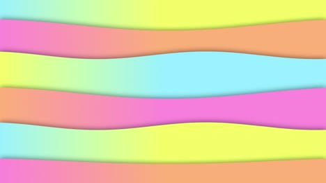 Wave-warp-animation-elegant-calm-flowing-smooth-shapes-3D-background-motion-graphics-visual-effect-abstract-gradient-colour-yellow-pink-orange