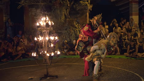 Kecak-Fire-Dance---King-Executes-Monkey-with-Sword-at-JI