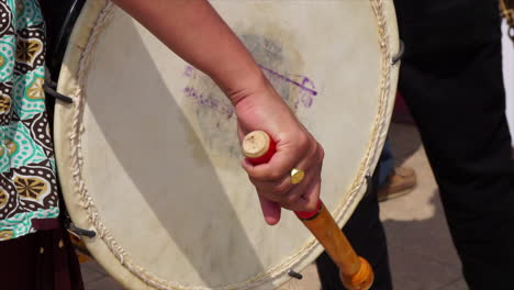 Beating-a-drum-at-the-Ganesh-Festival