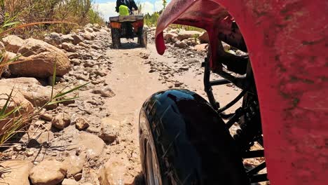 Paseo-En-Safari-Con-Quads-Por-Kemer,-Turquía.