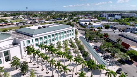 aerial-orbit-shot-homestead-florida-downtown