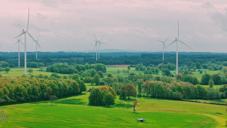 Aerial-view-of-Wind-turbine-in-the-nature