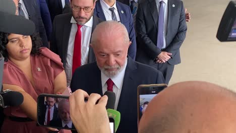 Presidente-Lula,-Preguntas-De-Los-Miembros-De-La-Prensa,-Respuestas-Políticas,-Alto-Cargo