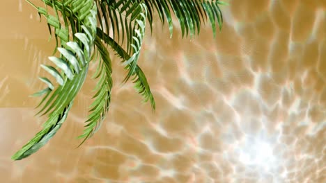 Tropical-Serenity:-Ferns-by-the-Water-yellow-vertical