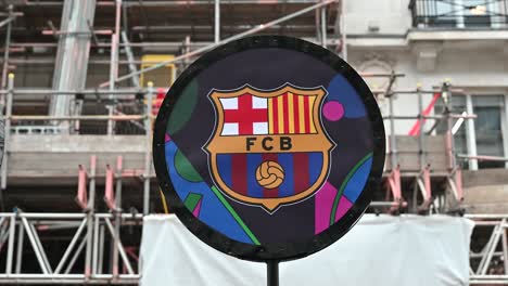 FCB-En-Regents-Street-Antes-De-La-Liga-De-Campeones-De-La-UEFA-En-Wembley,-Londres,-Reino-Unido