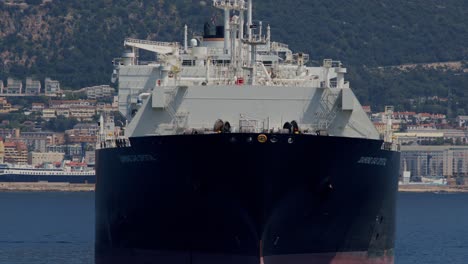 Closeup-shot-of-Ship-Diamond-Gas-Crystal-at-Gibraltar-Port-during-daytime-in-England