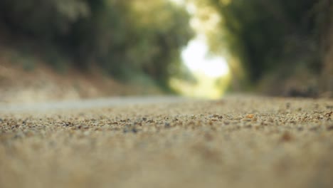 Radio-Communication-Headset-Falling-on-Gravel-Floor