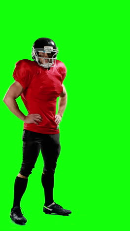 American-football-player-looking-at-camera