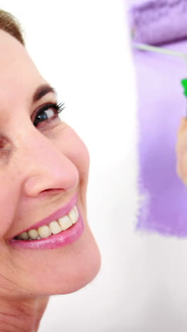 Mother-and-daughter-redecorating-together