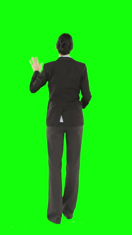 Businesswoman-on-green-screen