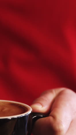 Close-up-of-waitress-pouring-coffee