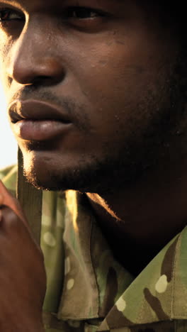 Thoughtful-military-soldier-sitting