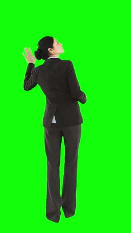 -Businesswoman-on-green-screen