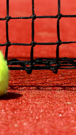 Tennis-balls-hitting-the-net