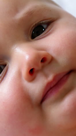 Close-up-of-baby's-face