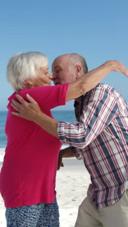 Happy-senior-couple-embracing-