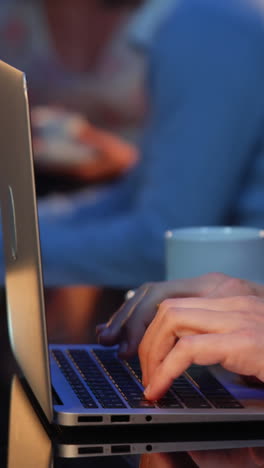 Businessman-working-on-laptop