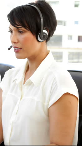 Call-center-agents-working-