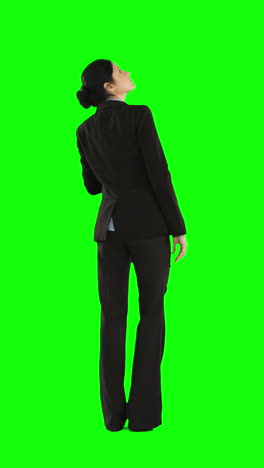 Businesswoman-on-green-screen