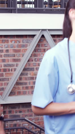 Doctors-climbing-the-stairs-together