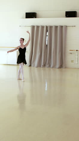 Ballerina-is-dancing-