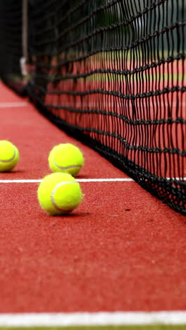 Tennis-balls-hitting-the-net