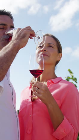 Couple-talking-and-drinking