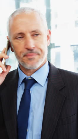 Businessman-talking-on-mobile-phone