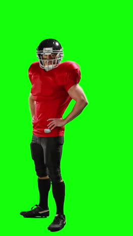 American-football-player-looking-at-camera