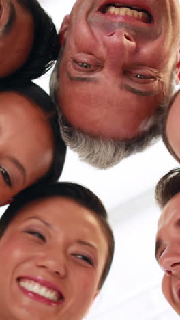 Business-people-looking-at-camera-