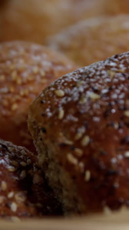 Sesame-breads-in-wicker-basket