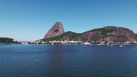 Pan-De-Azúcar,-Formación-Rocosa-Pico,-Desembocadura-De-La-Bahía-De-Guanabara,-Península