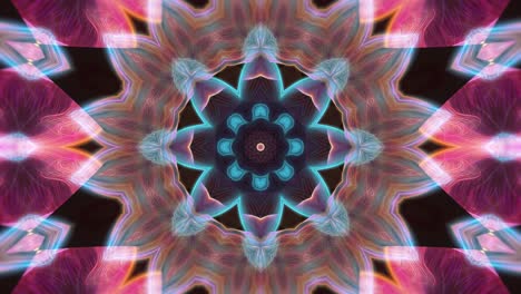 Beautiful-Party-VJ-colorful-infinite-flower-abstract-background-kaleidoscope-loop-in-4K-resolution