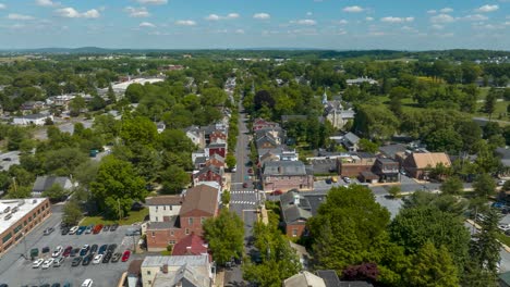 Amerikanische-Stadt-Im-Sommer