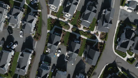 Above-View-Of-Village-Near-Dennis-Port-In-Nantucket-Sound,-Massachusetts-USA