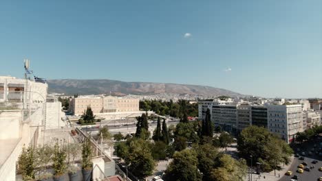 Blick-Auf-Das-Griechische-Parlament