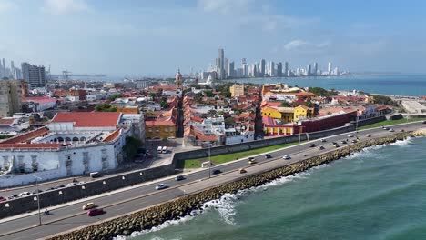 Ciudad-Vieja-En-Cartagena-De-India-En-Bolívar-Colombia