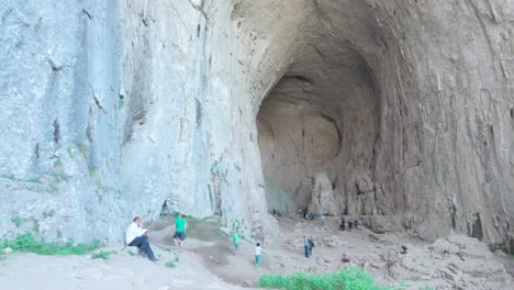 Enormous-entrance-opening-chamber-to-Eyes-of-God-karst-cave-Prohodna