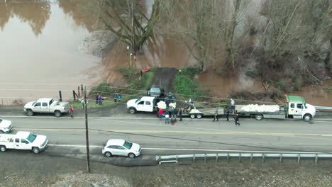 Aerial-footage-of-flooded-farmland-in-Washington-state